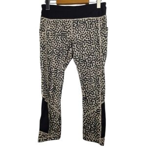 Lululemon Pace Rival Crop Leggings Ace Spot Grain Full On Luxtreme Sz 6
